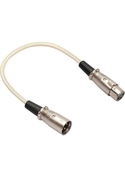 Xlr Mikrofon Kablo Stereo Erkek Ila Kadın Uzatma Kablosu Hoparlör Için 30 cm (Yurt Dışından)