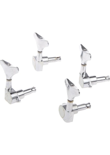 4 Adet Metal Gitar Tunelleri Tuning Pegs W / Gümüş Aksesuarlar Için 4 String Bass (Yurt Dışından)