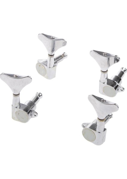 4 Adet Metal Gitar Tunelleri Tuning Pegs W / Gümüş Aksesuarlar Için 4 String Bass (Yurt Dışından) fiyatları