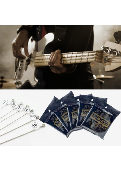 5 Adet Elektro Gitar Dizeleri Ses Kalitesi Müzik Aletleri Için Paslanmaz GE09 (Yurt Dışından) modelleri