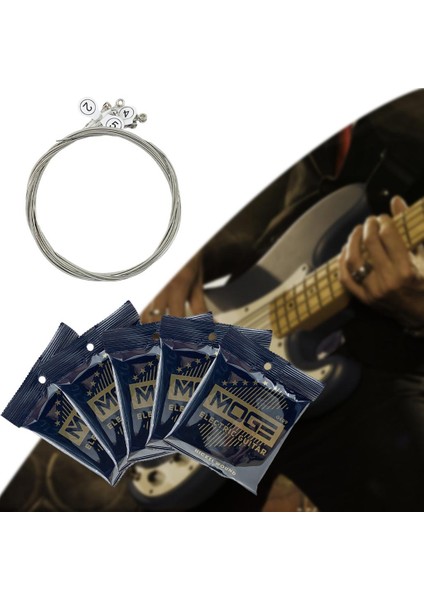 5 Adet Elektro Gitar Dizeleri Ses Kalitesi Müzik Aletleri Için Paslanmaz GE09 (Yurt Dışından) fırsatları