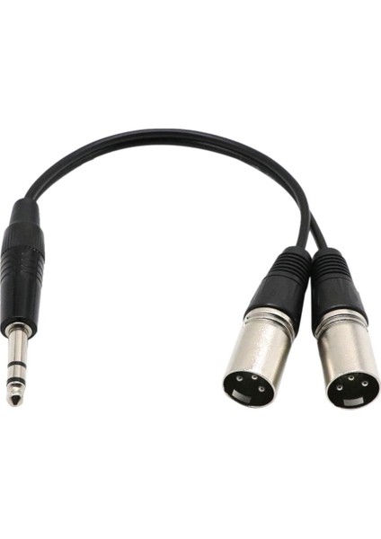 12INCH 6.35MM 1/4 "stereo - 2 Çift Xlr Koparma Kablosu (Yurt Dışından)