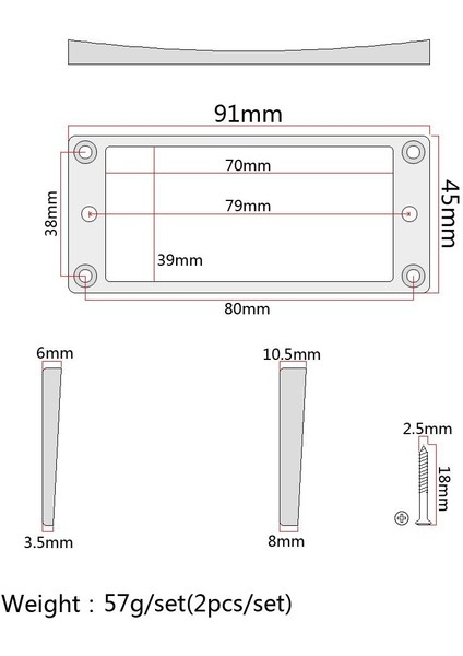 Altın Vida ile Lp Sg Gitar Için Metal Pick Up Yüzük Dağı (Yurt Dışından) fırsatları