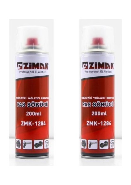 ZMK-1284 1+1pkt Pas Sökücü Temizleyici Koruyucu 400ML