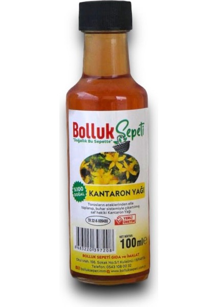 Kantoron Yağı 100 ml