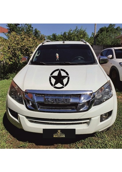 2MAKSTİCKER Army Star Askeri Yıldız Sticker modelleri