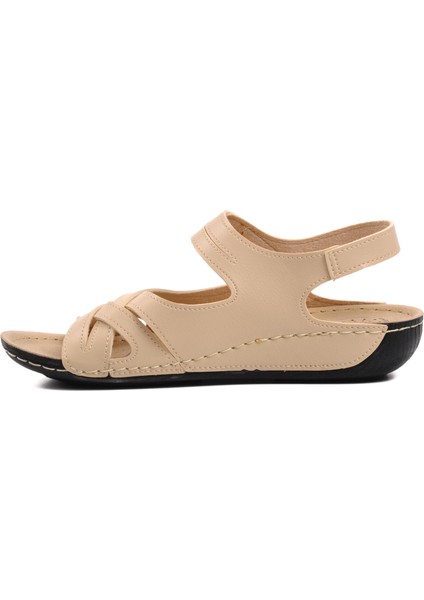 16.035 Kadın Bej Sandalet fiyatları