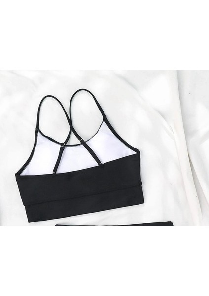 Sırtı Çapraz Şık Tankini Bikini Üstü