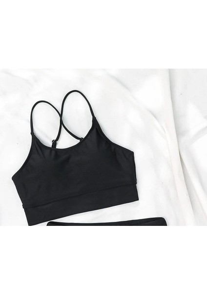 Sırtı Çapraz Şık Tankini Bikini Üstü indirimleri