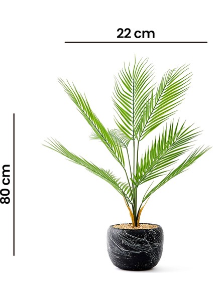 Dekoratif Palm Çiçeği - 80 cm