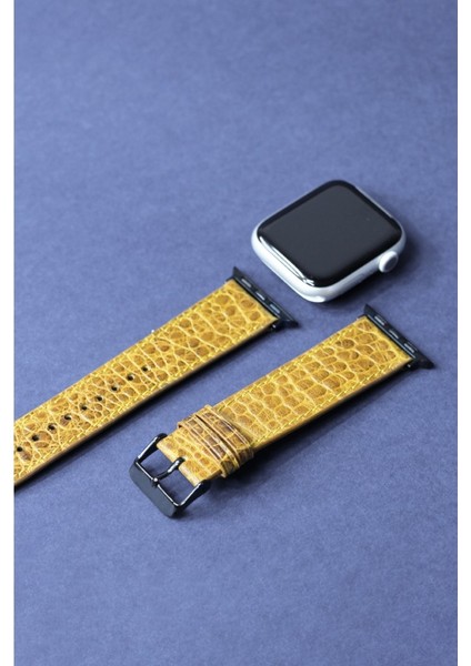 Apple Watch Kordon Hardal Croccodile 38-40-41 mm Uyumlu fiyatları