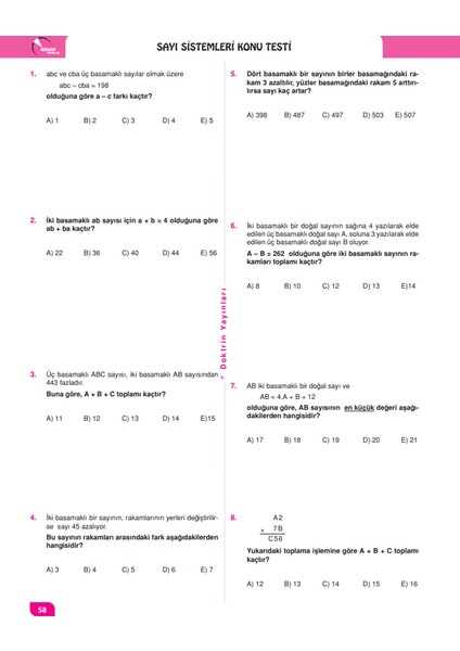 KPSS - DGS - AGS - ALES Sıfırdan Sonsuza Matematik 1.kitap ve Sıfırdan Sonsuza Problemler Konu Özetli Soru Bankası (2 Kitap)
