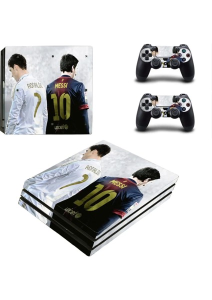 Ronaldo-Messi Playstation 4 Pro Full Sticker Kaplama