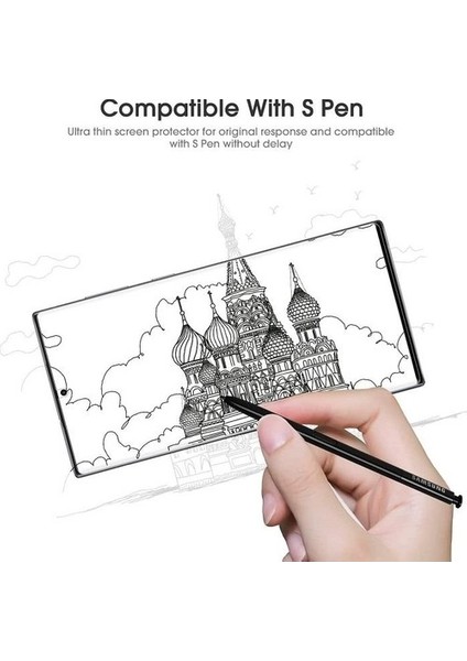 Samsung Galaxy Note 20 Ultra Ekran Koruyucu Extra Ince -Siyah