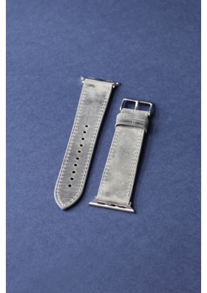 Apple Watch Kordon Deri Crazy Füme 42-44-45 mm Uyumlu fiyatları