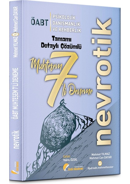 Özdil Akademi Öabt Psikolojik Danışmanlık ve Rehberlik Nevrotik 7 Muhteşem Deneme Çözümlü Özdil Akademi