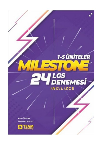 Team Elt Publishing Team Elt Publishing LGS Milestone 1-5 Üniteler 24 LGS Ingilizce Denemesi