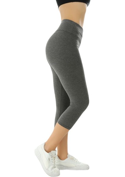 Kalın Kemer (Likralı) Yüksekbel Kapri Kadın Tayt 2043 fırsatları