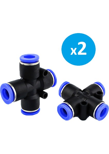 Pnömatik Kuruva Nipel 12 mm Paket 2 Adet