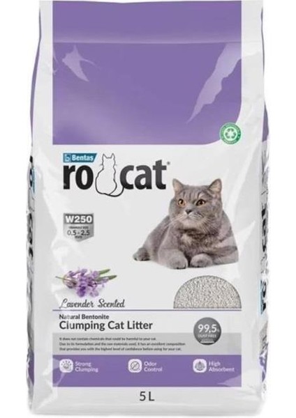 Rocat Kedi Kumu 5 Lt Lavanta Kokulu