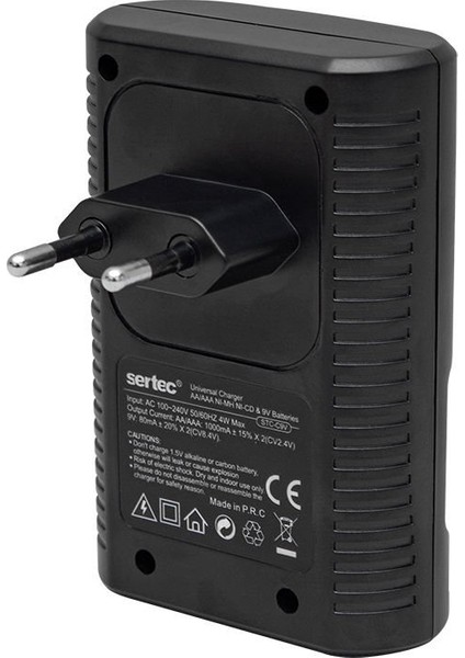 Sertec STC-C9V AA-AAA-2X9V Dörtlü Pil Şarj Cihazı fiyatları