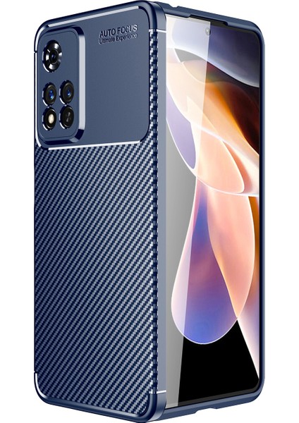 Xiaomi Redmi Note 12 Pro 4g Kılıf Karbon Desenli Lux Negro Silikon