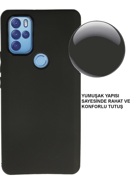 Xiaomi Redmi 10C ile Uyumlu Kapak Mat Siyah Yumuşak Silikon Kılıf