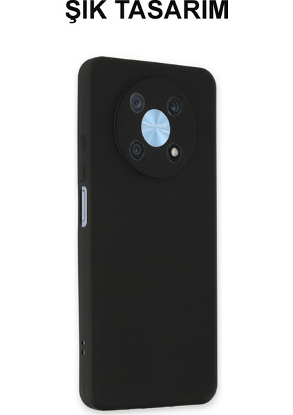 Huawei Nova Y90 ile Uyumlu Kapak Kamera Korumalı Mat Siyah Yumuşak Silikon Kılıf indirimleri