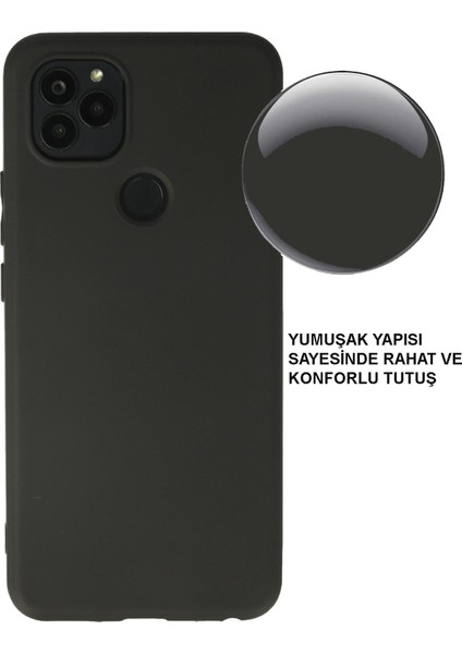 General Mobile Gm 22 ile Uyumlu Kapak Mat Siyah Yumuşak Silikon Kılıf modelleri