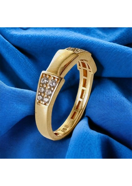 Bulgari Tasarım Model 14 Ayar Altın Yüzük