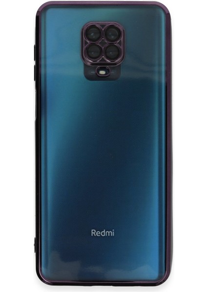 Xiaomi Redmi Note 9s Kılıf Razer Lensli Silikon - Mor