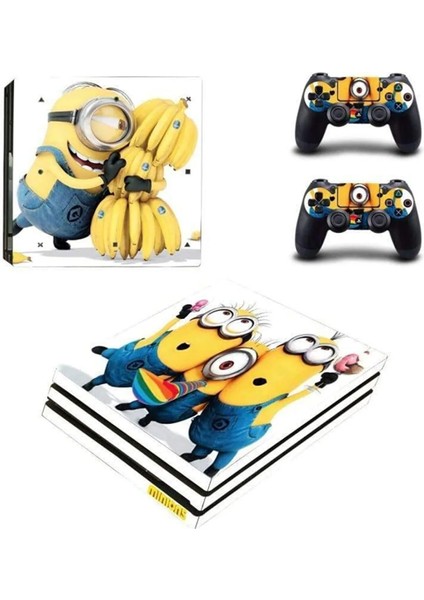 Minyonlar Playstation 4 Pro Full Sticker Kaplama
