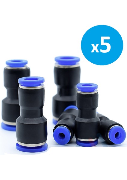 Pnömatik Redüksiyon Nipel 4x6 mm Paket 5 Adet