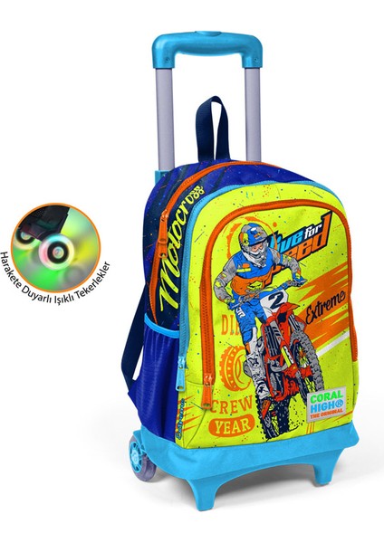 Yaygan 23942 Coral Hıgh Çek Çek Sırt Çantası (Işıklı Tekerlek)