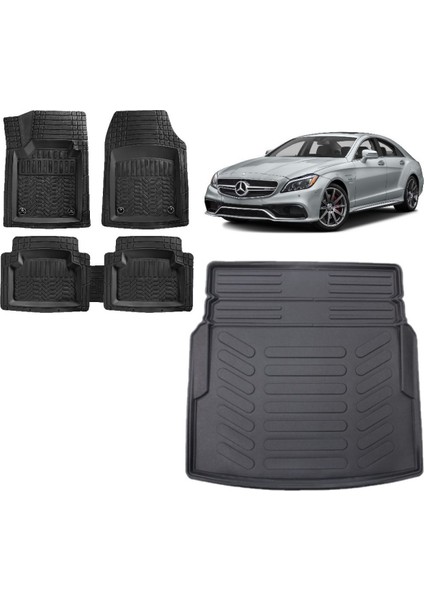 Team Car Mercedes Cls 2014 Model 3D Bagaj Havuzu+3d Havuzlu Paspas