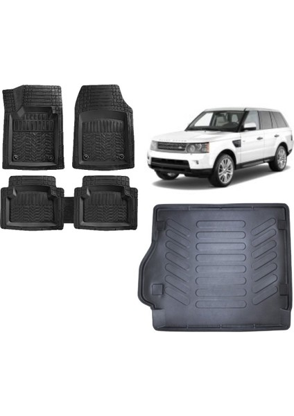 Team Car Land Rover Range Rover Sport 2013 Model 3D Bagaj Havuzu+3d Havuzlu Paspas