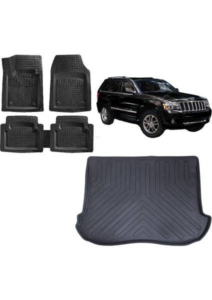 Team Car Jeep Grand Cherokee 2011 Model 3D Bagaj Havuzu+3d Havuzlu Paspas