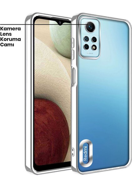 Xiaomi Redmi Note 12 Pro Kılıf Zebana Glint Silikon Kılıf Gri