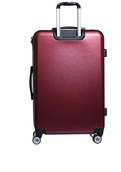 PLVLZ22821A Bordo Unisex Büyük Boy Bavul modelleri