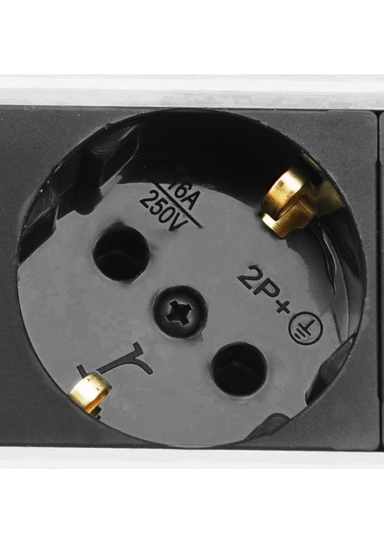 19&quot; 1u 6'lı Schuko Kabinet Grup Prizi (PDU)-16A Sigortalı modelleri