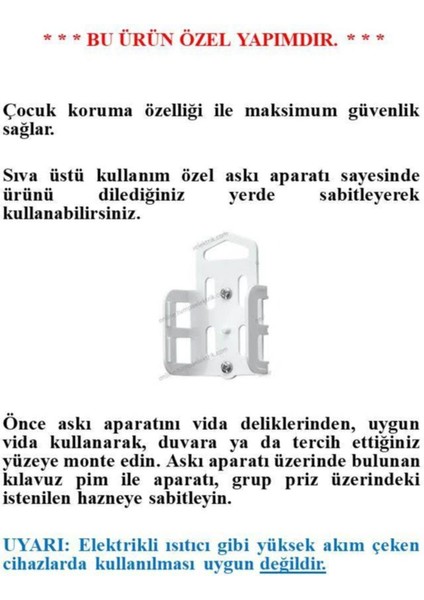Viko Multi-Let 6lı 10 Metre Topraklı Çocuk Korumalı Grup Priz modelleri