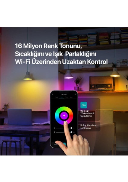 Lumi Akıllı Çok Renkli LED Wi-Fi Akıllı Ampul