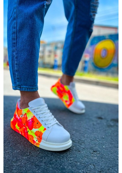 CH254 Cbt Pittura Erkek Ayakkabı 535 Neon Turuncu / Siyah Yağmur fiyatları