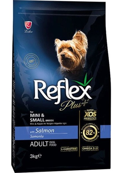Plus Somonlu Mini ve Küçük Irk Yetişkin Köpek Maması 8 kg
