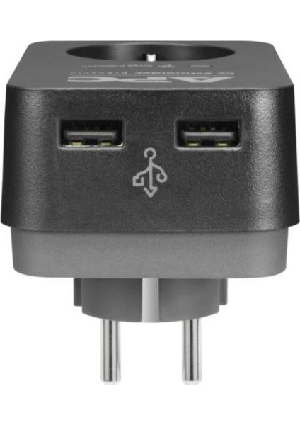 PME1WU2B-GR Apc Tekli Akım Korumalı Priz 2 Usb' fiyatları