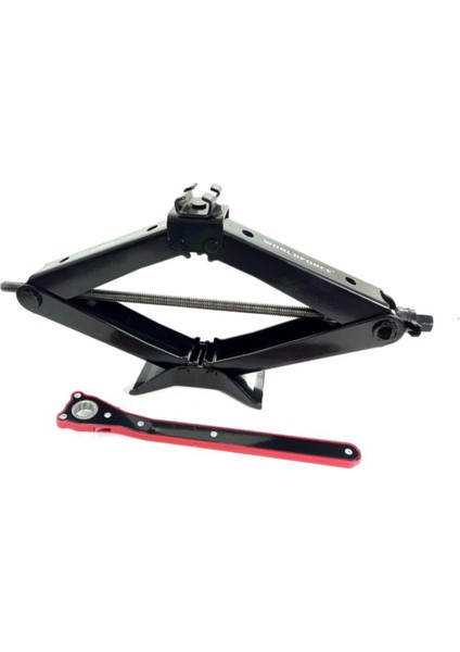 2 Ton Makaslı Kriko Cırcır Kollu Otomobil Bagaj Krikosu