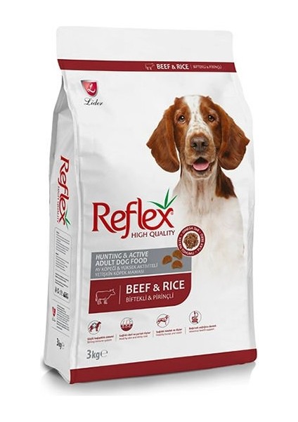 Biftekli High Energy Yetişkin Köpek Maması 3 kg