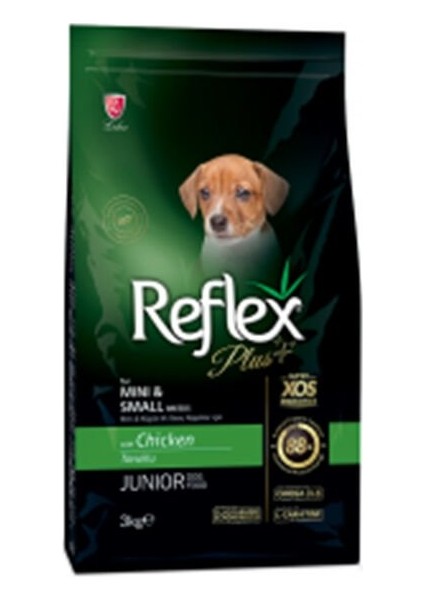 Plus Tavuklu Mini ve Küçük Irk Yavru Köpek Maması 3 kg