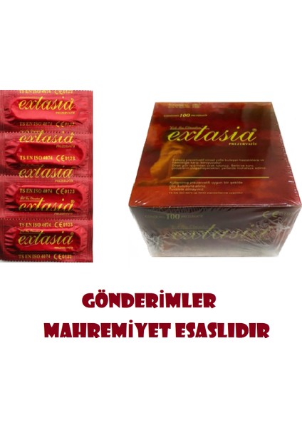 Prezervatif & Condoms 1 Kutu (100 Adet) Gizli Gönderim HORİZON SAĞLIK