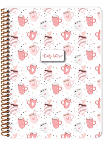 16,5 x 22,5 Coffee Defter Kareli